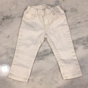 EUC • BabyGap • 12/18m White SkinnyJeans Stretchy